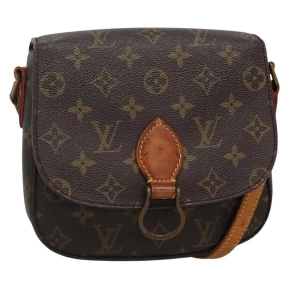 LOUIS VUITTON Monogram Saint Cloud MM Shoulder Bag M51243 LV Auth 130776 - Picture 1 of 15